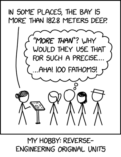 182.8 Meters— They rounded down to 182.8 instead of rounding up to 182.9 because 182.9 might make the statement incorrect.